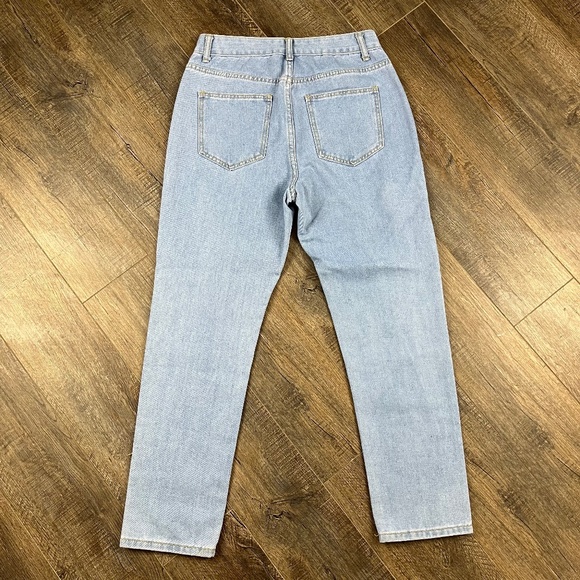 boohoo High Rise Blue Jeans Pants Denim ((size 6)) - Picture 2 of 8